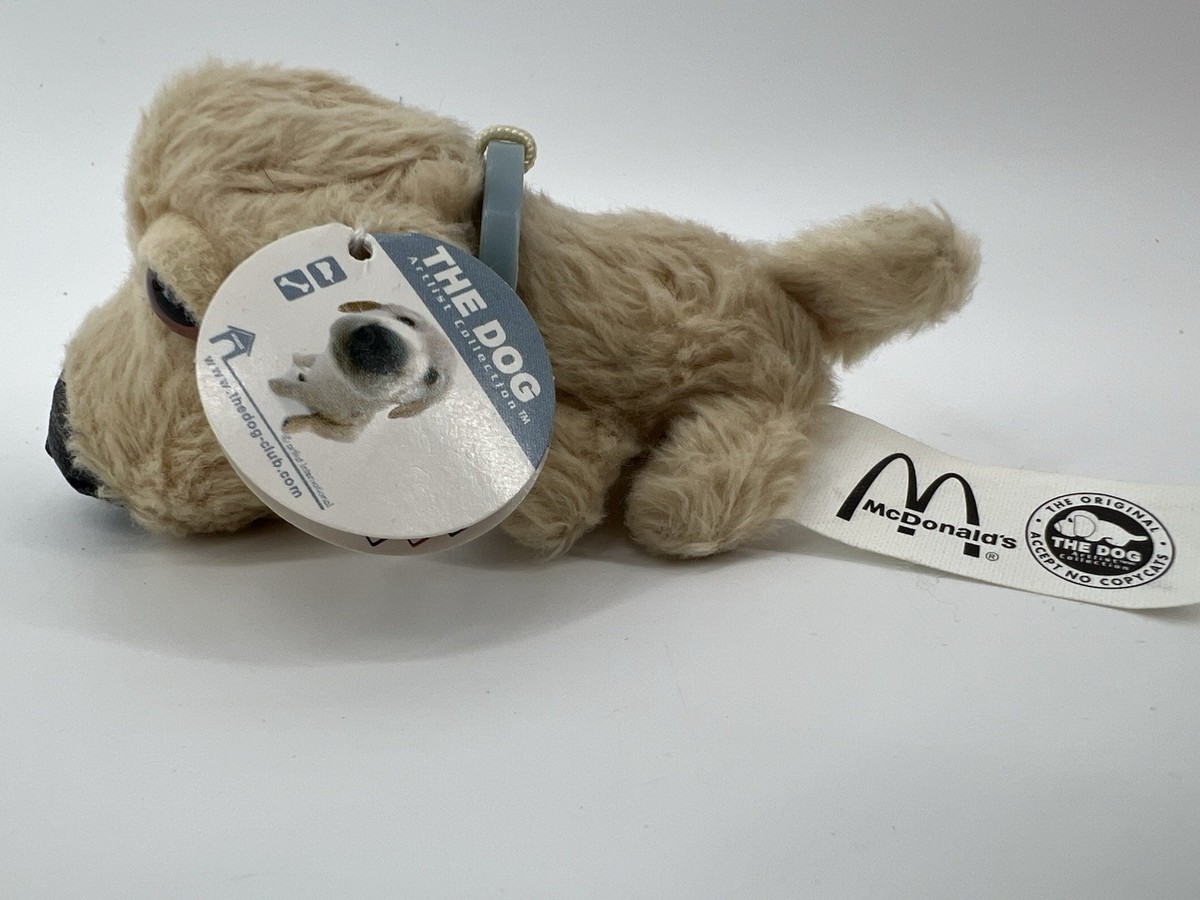 McDonald's Dog Artist Collection Golden Retriever Happy Meal Toy