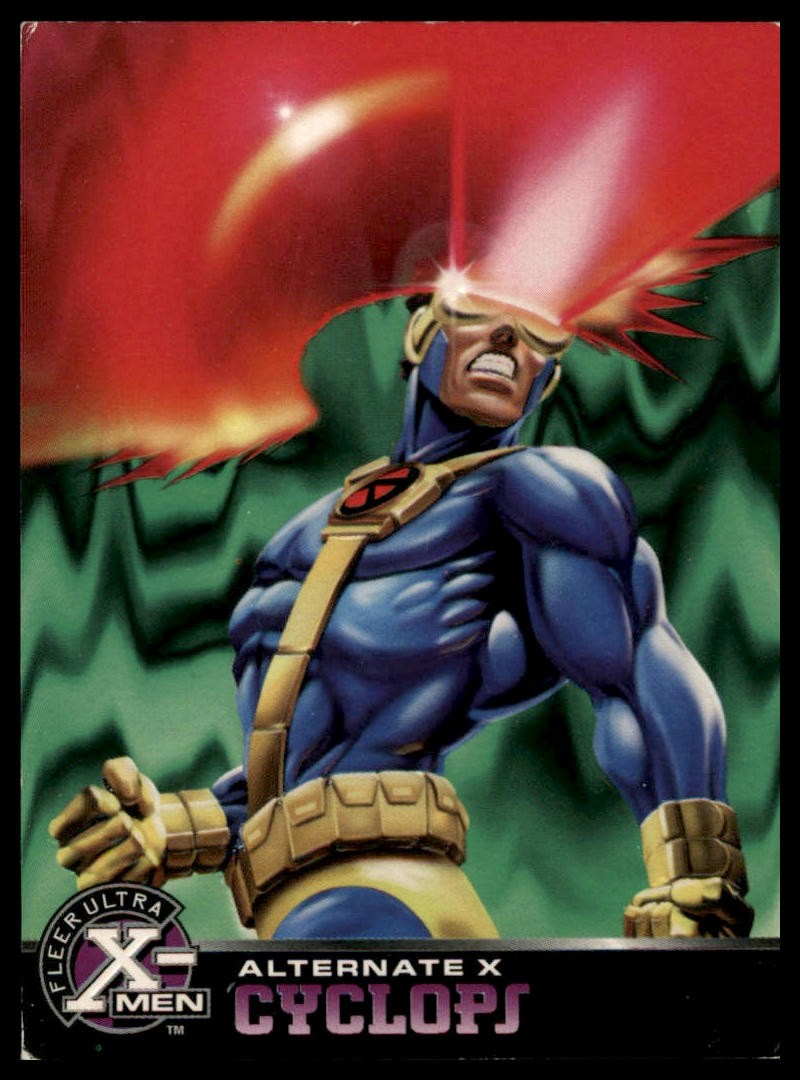 1995 Fleer Ultra X-Men Alternate X Cyclops #7 Trading Card EX