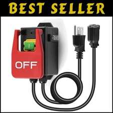 Industrial-Grade 110V Safety Switch with Water Resistance for Workshop Tools