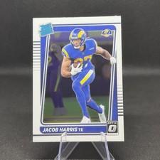 Jacob Harris 2021 Donruss Optic #238 Rookie Los Angeles Rams
