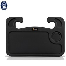 2 in 1 Car Steering Wheel Desk Laptop Tray Food Holder Drink Cup for Car Travel