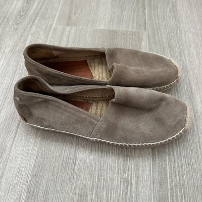 Rag & Bone Stucco Suede Leather Adria Espadrilles Shoes Womens US 8.5 EUR 39 M