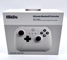 8BitDo Ultimate Bluetooth Controller For Switch And Windows - White