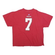 NFL Herren San Francisco 49ers Kaepernick T-Shirt Rot 2XL Kurzarm