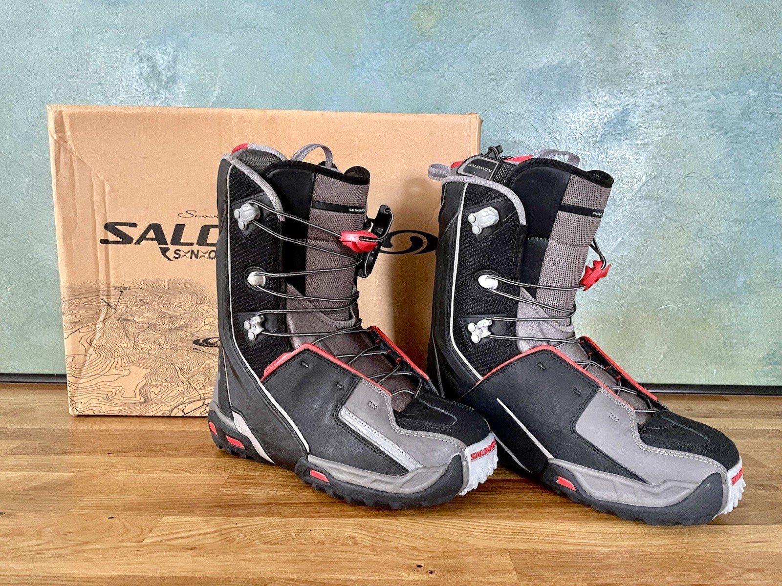Unbenutzte Y2K Salomon Snowboard Boots MALAMUTE EUR 43 1/3 Stiefel