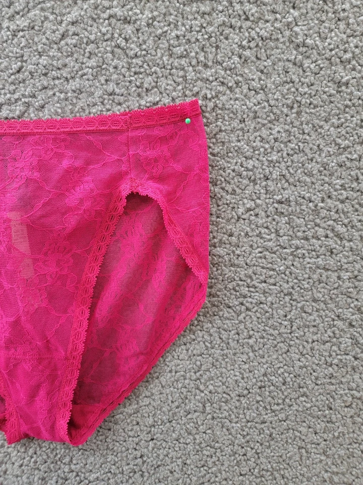 Natori Bliss Allure One 蕾丝法式切工内裤女式均码草皮拉裤 — 第 4/4 张图片