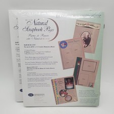 Creative Memories 8-1/2 x 11 NATURAL Refill Pages 15 Pages/30 sides RCM-11NT