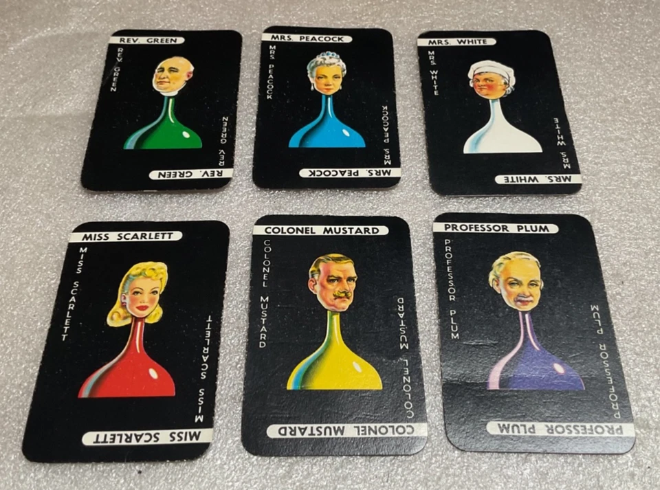 Cluedo Board Game Family Strategy Waddingtons Original Complete Vintage - Image 3 of 4