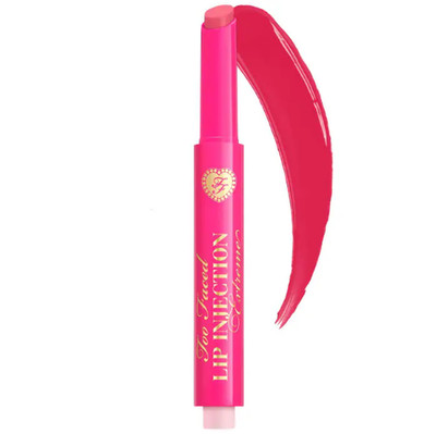 Lip Injection Extreme Plumping Clicks Lip Gloss, Perfect Pink, 0.05 oz, New