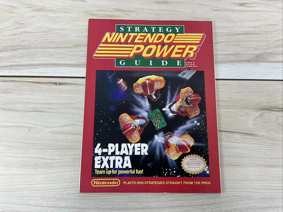 VTG Nintendo Power Magazine Vol 19 December 1990 4-Player Extra Strategy Guide - Image 2 of 4