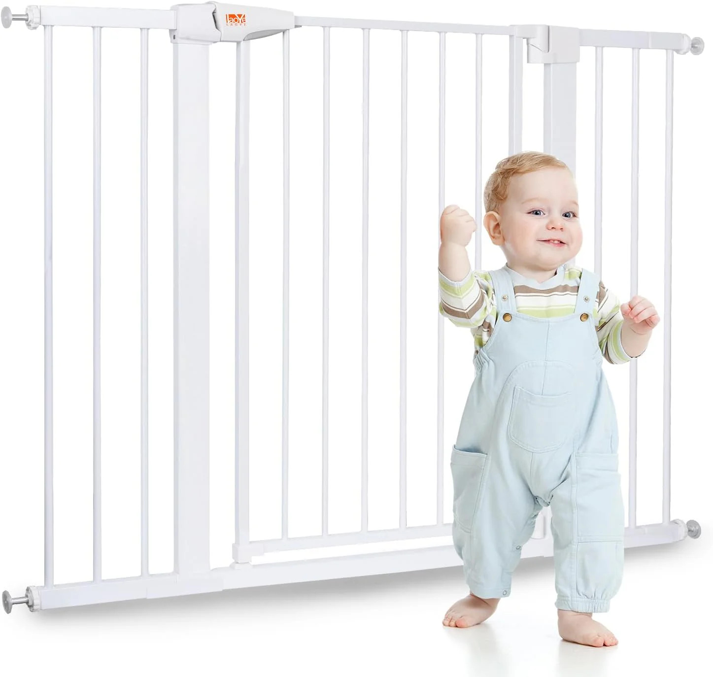 Barrière de sécurité enfant sans perçage 92 cm de hauteur pour escalier