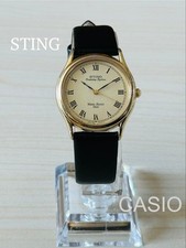Bonus Included: STING Watch STN-210 Genuine Leather Belt ( / Retro / Gold)