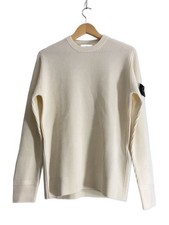 STONE ISLAND Knit Sweater Thick M Wool CRM k2s155100053s00c2 Used