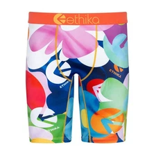 Ethika Men's Multi Flower Boyz Boxer Brief MLUS1902