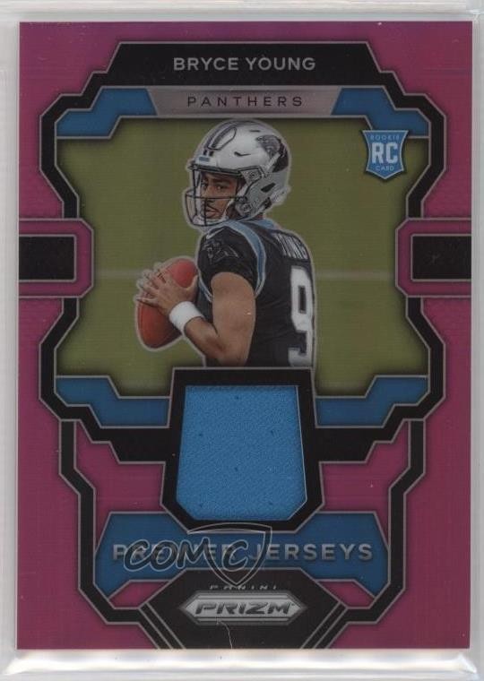 2023 Panini Prizm Premier Jerseys Pink Prizm Bryce Young #PJ-BY Rookie RC 1dv6