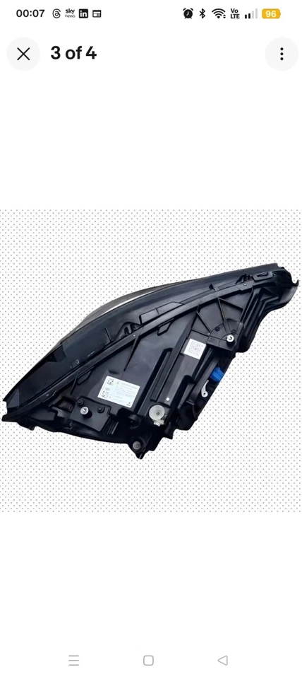 Faro izquierdo mercedes-benz c118 gla180 gla200 gla260 amg gla45 gla35 ue led Foto 3 de 4