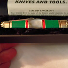 Schrade SCWPM Custom 3 Blade Pocketknife, Turquoise, SS Clip Point Classic — photo 2