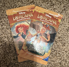 Ravensburger Disney Lorcana Into the Inklands Booster Packs 2ct 12 Cards EA EN