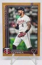 Carlos Correa Gold /2025 Parallel 2025 Topps Series 1 #275 - Twins ⚾ Card