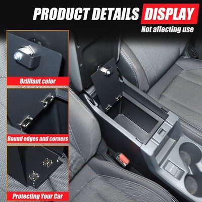 Alloy Center Console Safe GUN Storage Lock Box Tray For Subaru Crosstrek GU 24+