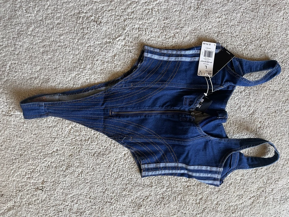 Nuevo Body Denim ADIDAS X IVY PARK Para Mujer Talla L  Foto 3 de 4