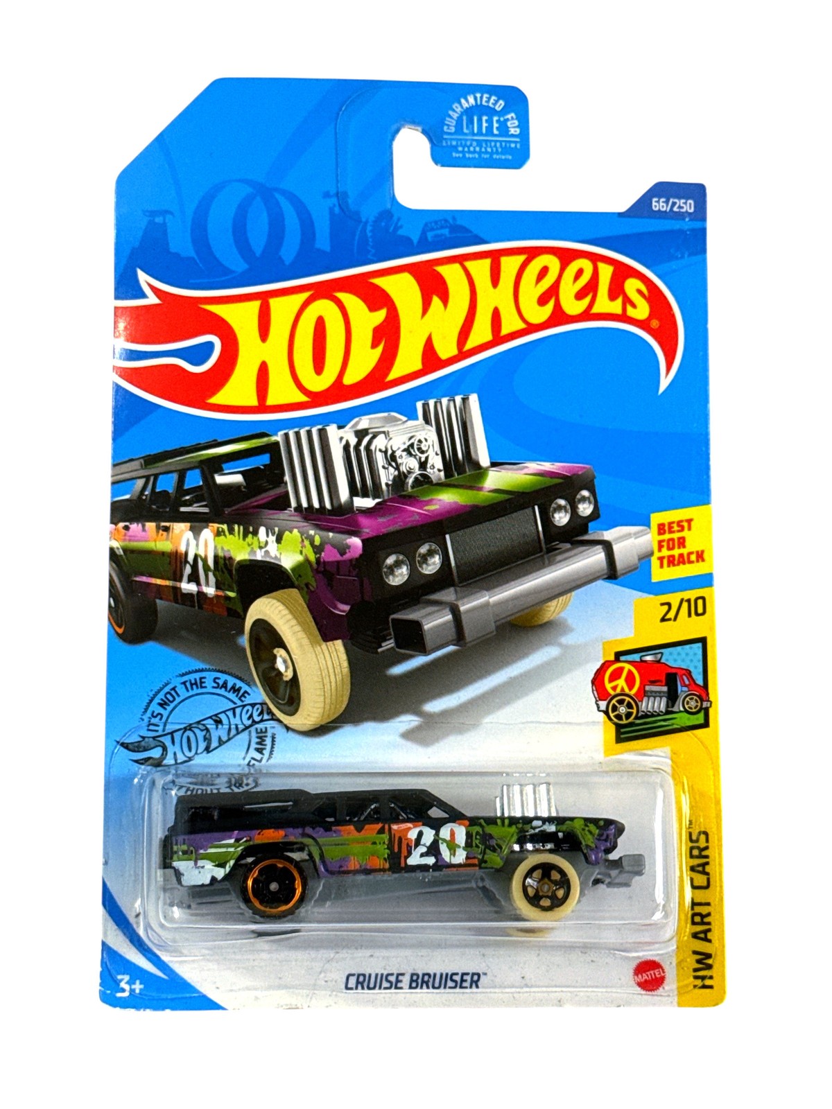 2020 Hot Wheels CRUISE BRUISER #66 Black and Purple New