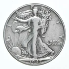 XF/AU 1947-D Walking Liberty Half Dollar Polished 90% Silver *1526