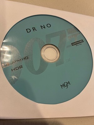 Dr. No (James Bond) - 4k Disc. Disc Only. Read Description.