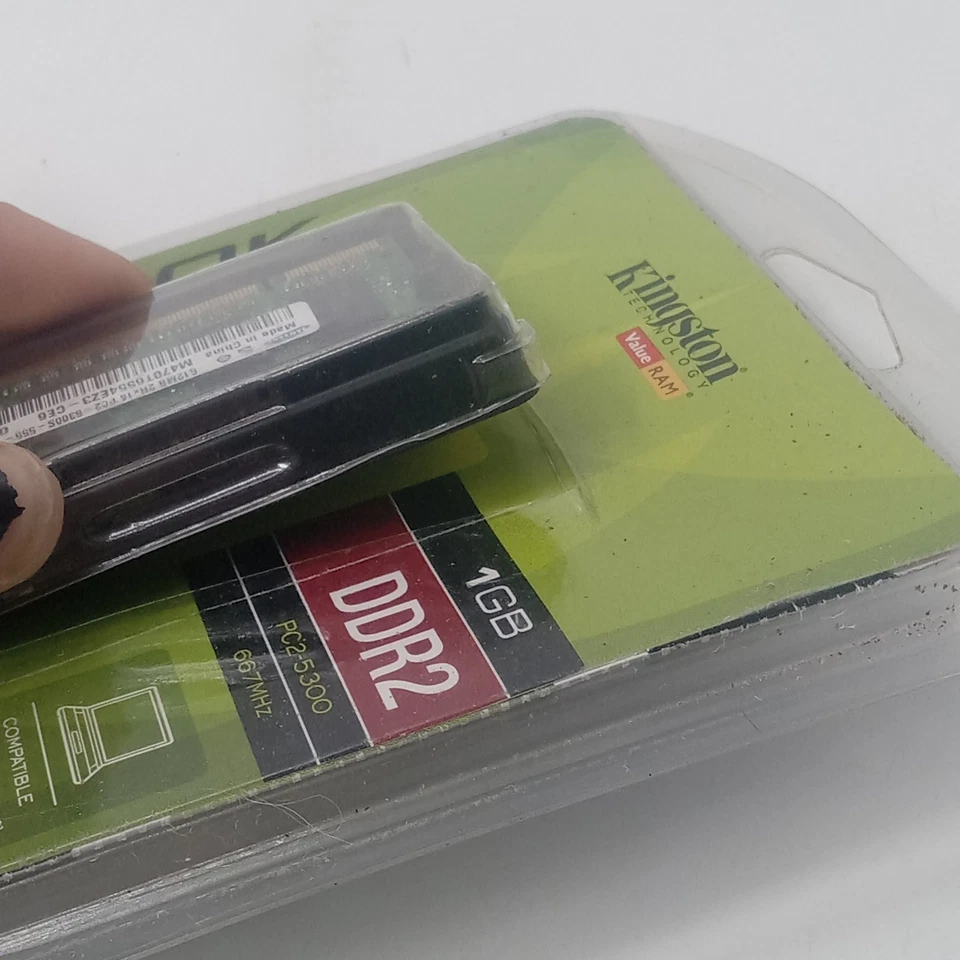 1GB Kingston DDR2-667 PC2-5300 SODIMM Memory RAM KVR667D2S0/1GR NIP - Image 3 of 3