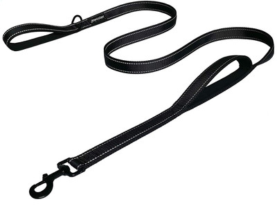 Heavy Duty Dog Leash - 2Handles by Padded Traffic Handle for Extra Control 6foot