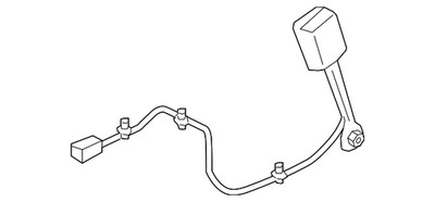 Genuine Kia Buckle 88830-D5550WK