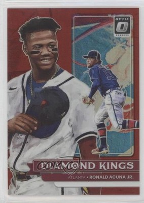 2022 Panini Donruss Optic Diamond Kings Red Prizm 13/60 Ronald Acuna Jr #16 p0i