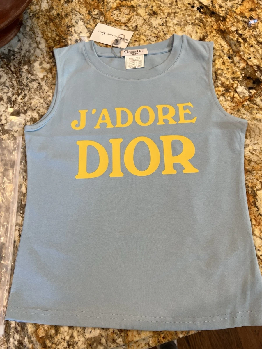 Dior Cotton Tank Tops for Women for sale | eBay