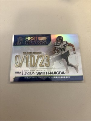 2025 Topps Signature Class Football Jaxon Smith-Njigba First Class SSP Seahawks.