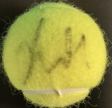 2021 Thomas Enqvist  Autographed Signed Tennis Ball Boston Laver Cup COA BSC MT