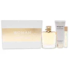 3PC GIFT SET WOMEN RALPH LAUREN 3.4 OZ EDP SPRAY+ 2.5 oz B/L+ 0.34ROLL WOMEN NEW
