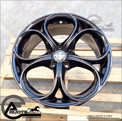DRAKE AL 4 CERCHI IN LEGA NAD 18 ET33 ALFA ROMEO GIULIA STELVIO GIULIETTA TONALE - Imagen 7 de 7