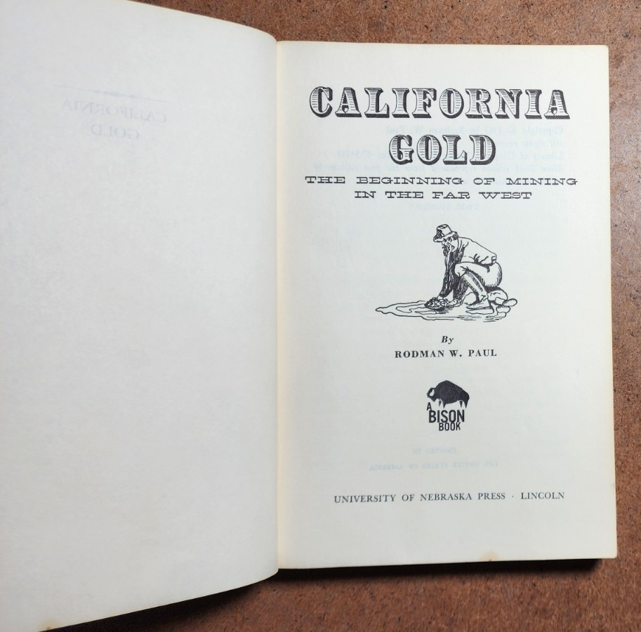 Lot of 5 Vtg CALIFORNIA GOLD MINIG / RUSH Books - Sutters Fort, Anybody's Gold