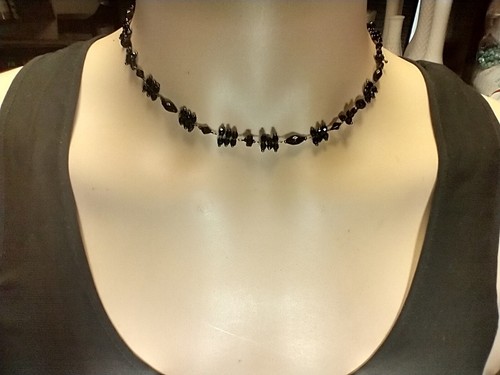 Fashion Jewelry Lot Black and Silver Tone Necklace Bracelet Earrings New Used - Picture 3 of 18