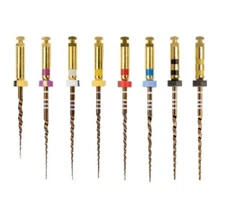 Dental R+ Taper Gold Rotary Files F1,F2,F3,F4,F5,S1,S2,SX-F3,SX 21mm 6 file/pk