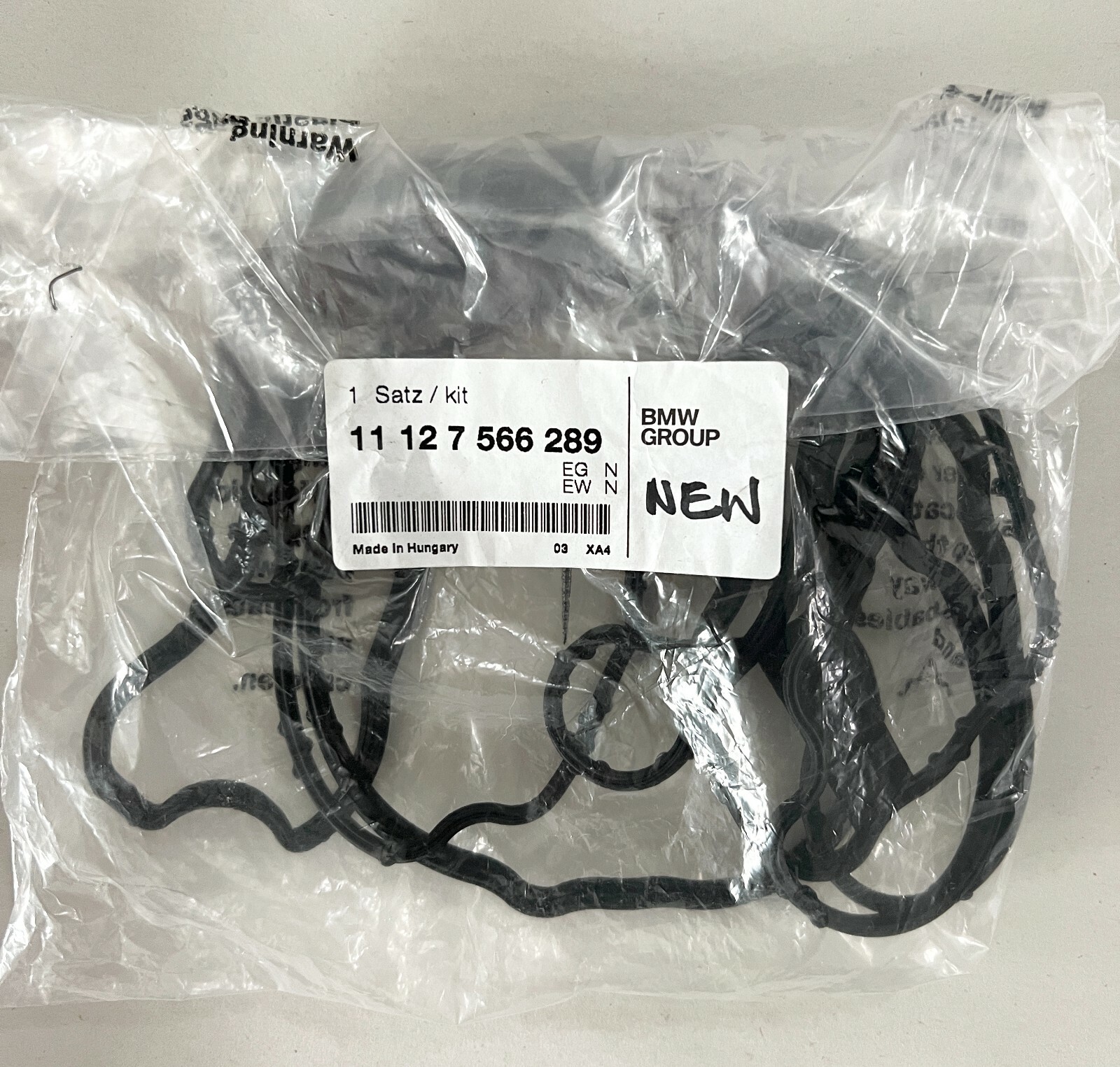 BMW Genuine Valve Cover Gasket OEM Part # 11127566289 NEW | eBay 
