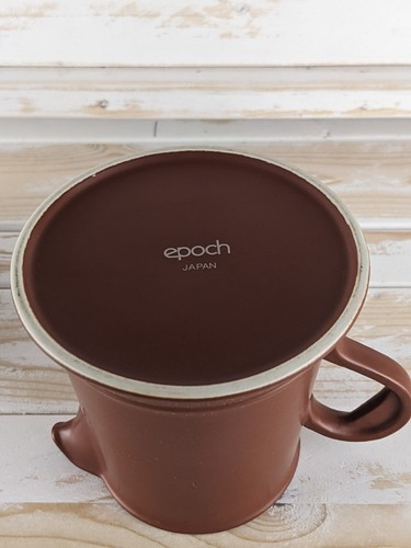 Epoch Japan Early Times Coll. Terracotta Color Pottery Creamer & Lidded Sugar - Picture 19 of 21