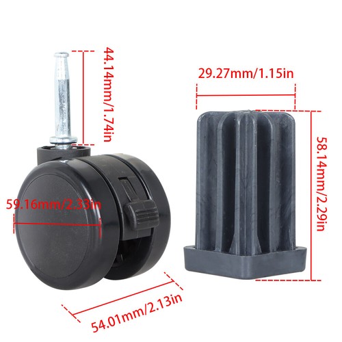 2 Pack Caster Wheel For Weber Spirit Series For Weber Summit Gas Grills - 第 2/11 張圖片