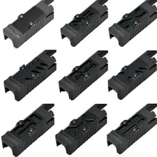 Black Anodized Aluminum RMR Cut Slide Cover Plate For GL0CK 17 19 26 GCP-Black#