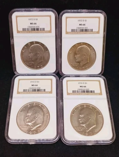 1972D NGC MS66 IKE Dollar Coin