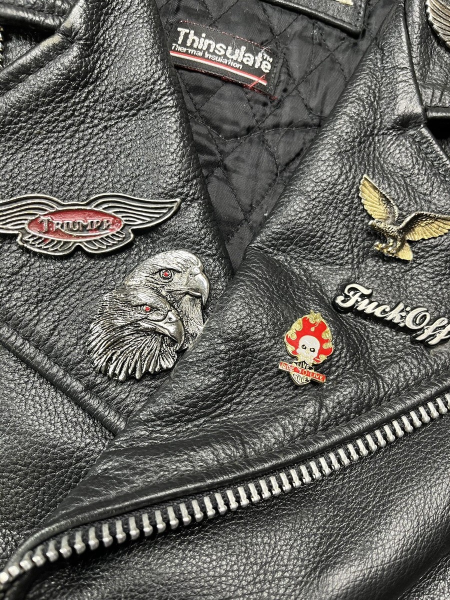 Vtg 90s Wilsons Open Road Leather Thinsulate Lined
