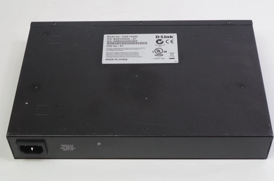 D-Link DGS-1024D 24 Port Unmanaged 100 / 1000 Gigabit Ethernet Switch - Image 2 of 2
