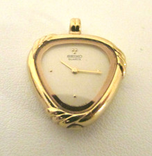 VTG Authentic Seiko 2320-6580 made in Japan Women's Quartz Pendant Pocket Watch