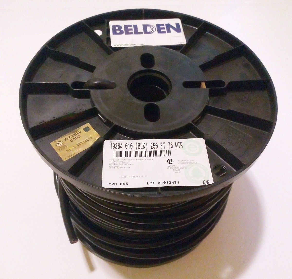OYAIDE × BELDEN 19364 POWER CABLE 3m Belden 19364 Audiophile Mains Power Cable, Choose Your Own Length