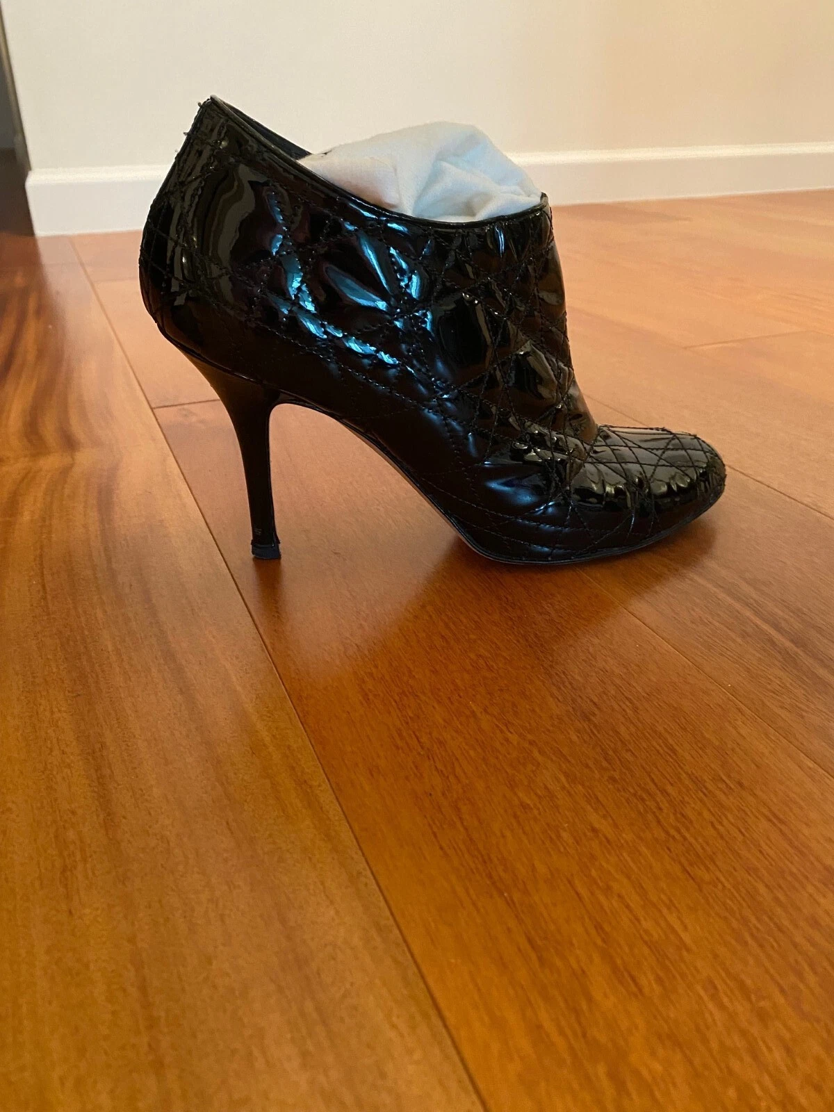 Bottes Christian Dior taille 40 talon 4 pouces Fabriqué en France